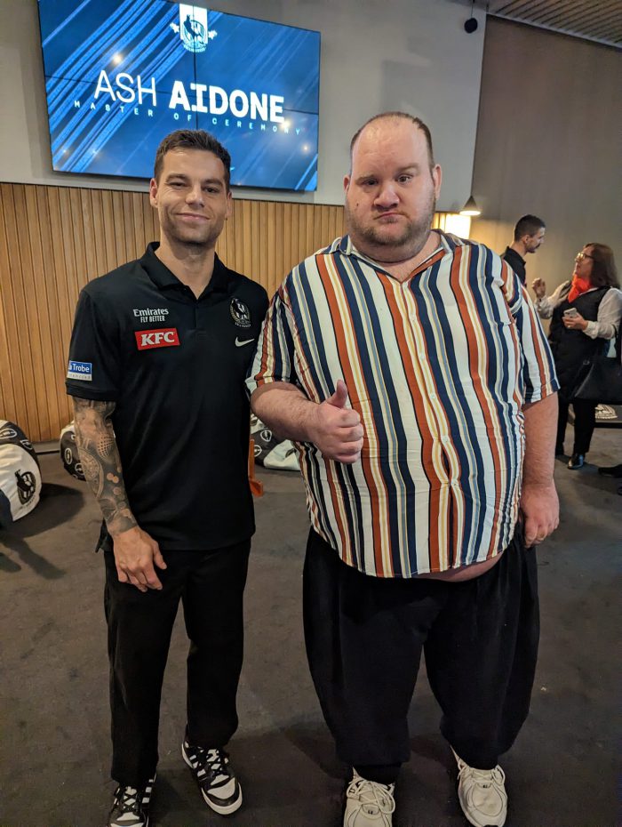 Tristan with Jamie Elliot