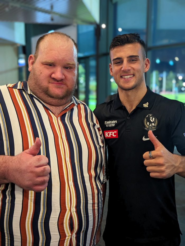 Tristan with Nick Daicos